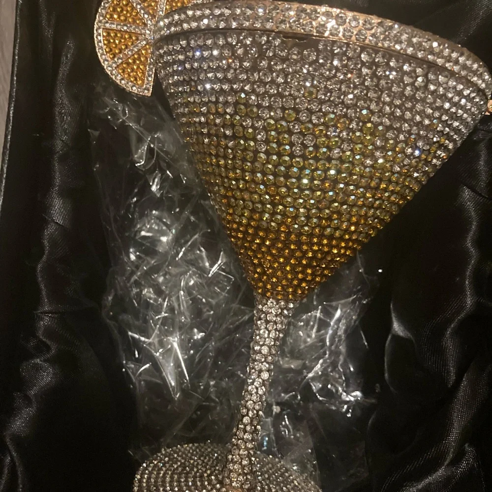 LEMON DROP MARTINI CLUTCH PURSE - Picture 4 of 5